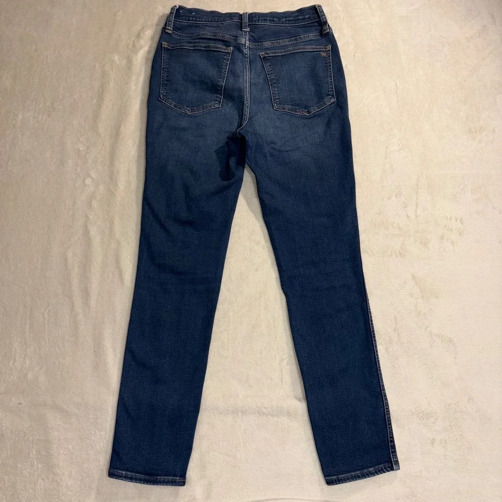 Madewell 10 High-Rise Skinny Jeans Blue Denim Size 26 Indigo Stretch Womens